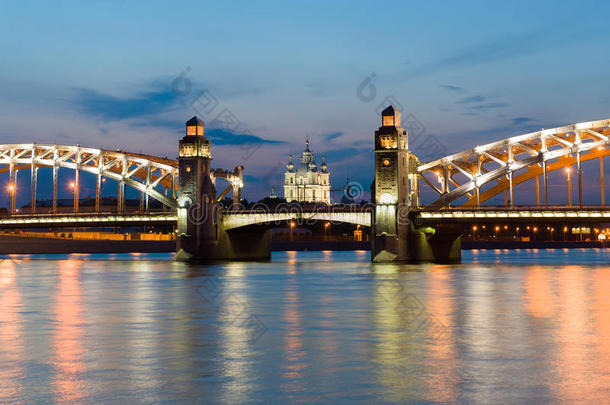俄罗斯圣彼得堡第一座桥