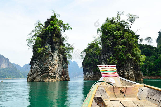 在清朗湖的景色，泰国的可可树国家公园。