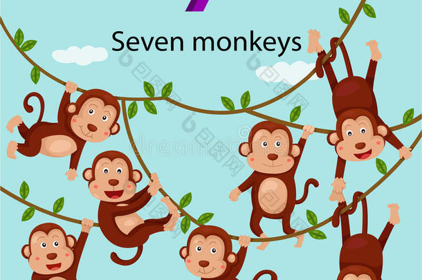 七号猴子插画家