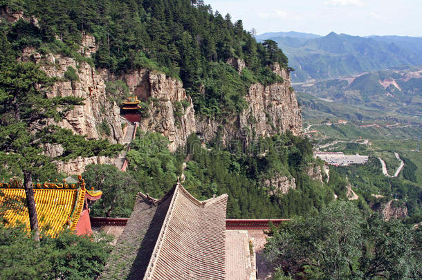 山西省大同附近的恒山寺