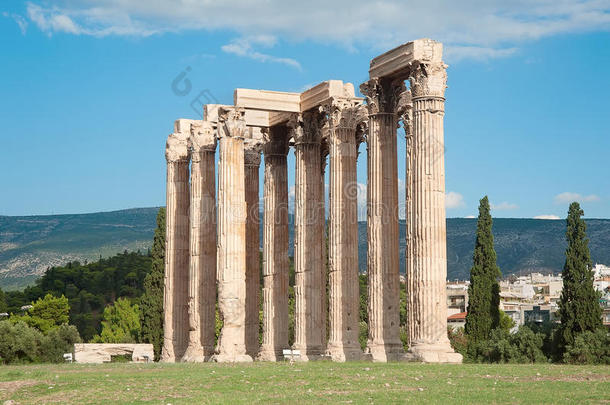 希腊雅典的<strong>奥林匹亚</strong>宙斯神庙2