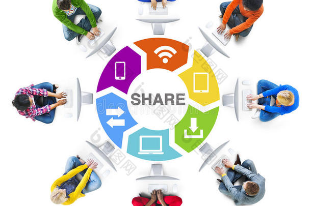 分享概念和社交网络