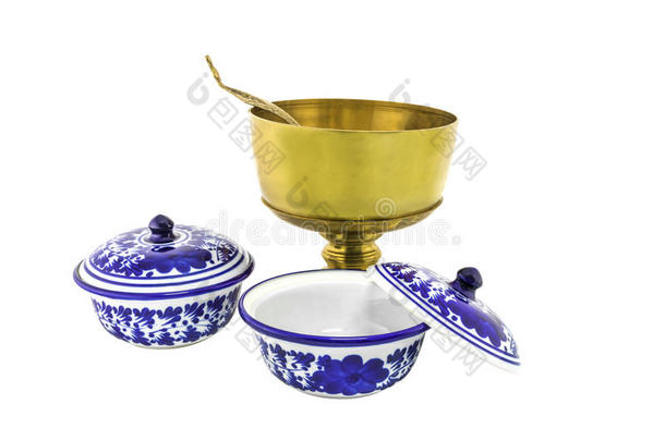 古铜饭碗与陶瓷碗隔离