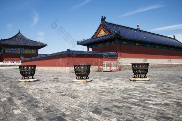 亚裔华人，北京，历史建筑，天坛，