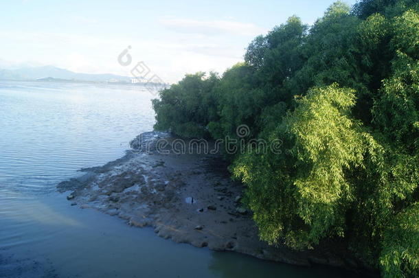 中国深圳湾海景