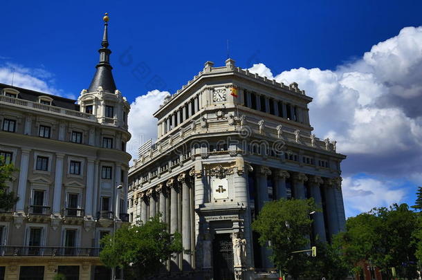 西班牙马德里的老建筑