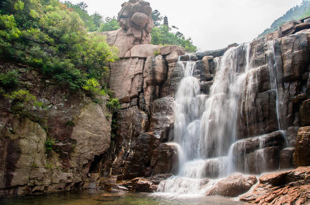 中国青岛崂山潮音炒菜景观