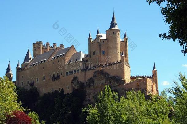 西班牙塞戈维亚<strong>城堡</strong>