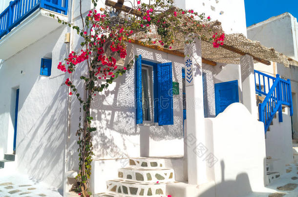 米科诺斯岛上的希腊传统住宅
