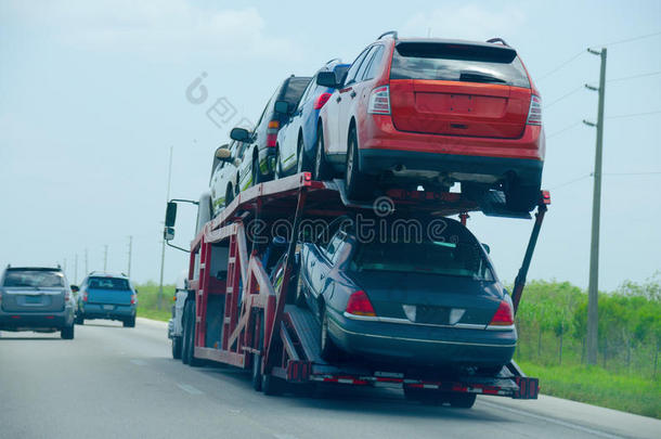 半挂车卡车，沿道路运输汽车荷载