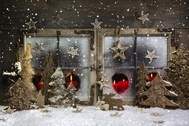 气氛与气氛：圣诞橱窗装饰红色与喔