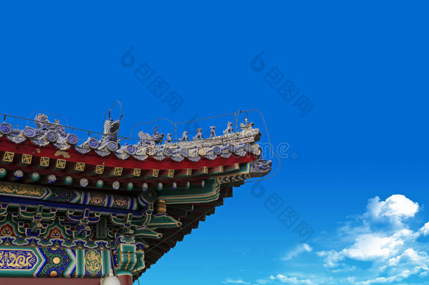 中国古代宫殿屋檐