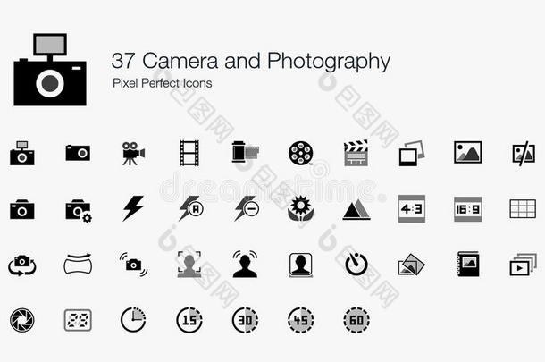 37个照相机摄影像素完<strong>美图</strong>标