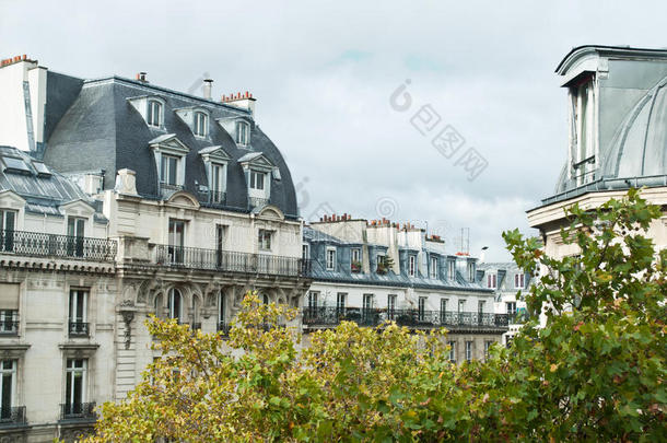 巴黎典型的古代巴黎建筑