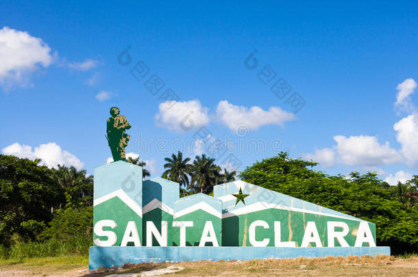 历史名城圣克拉拉的古巴入口