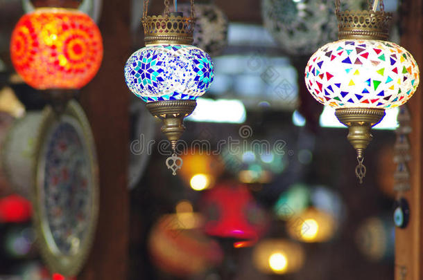 土耳其传统马赛克灯笼