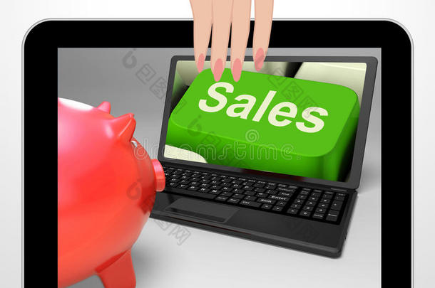 sales key显示网络销售和财务预测