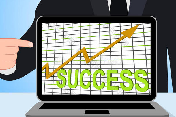 成功图表显示成功或成功
