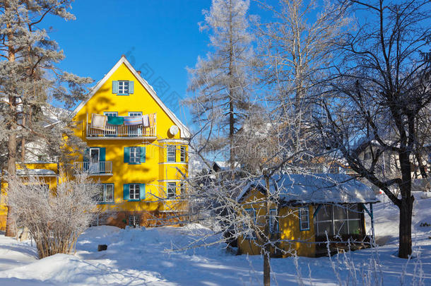 奥地利bad Hoffastein山地滑雪场