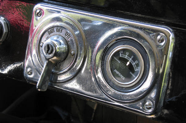 福特t经典车型的仪表盘