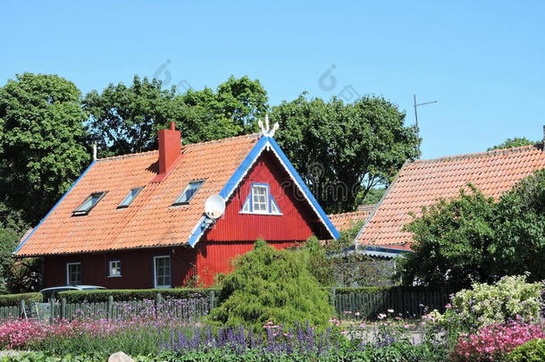 立陶宛红木屋