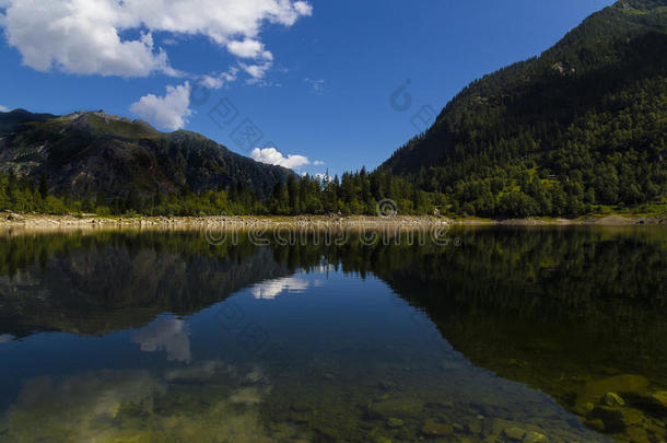 安托纳湖：水面倒影景观