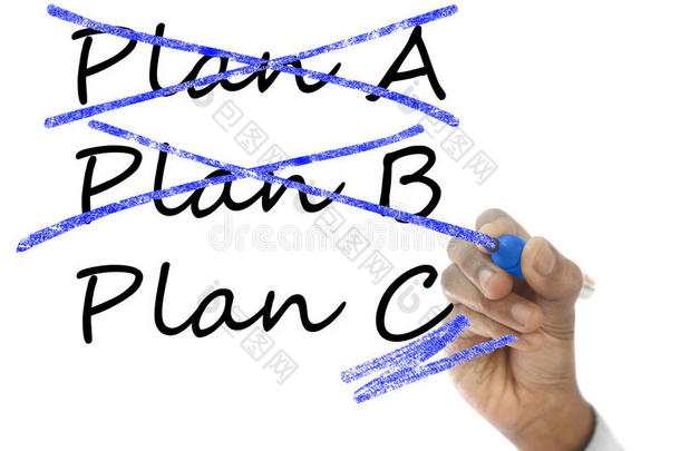 a计划和b计划交叉，c计划接管a和b计划
