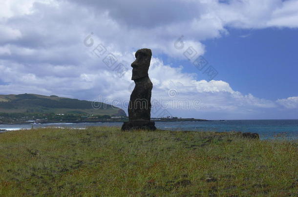 拉帕努伊的摩埃石像