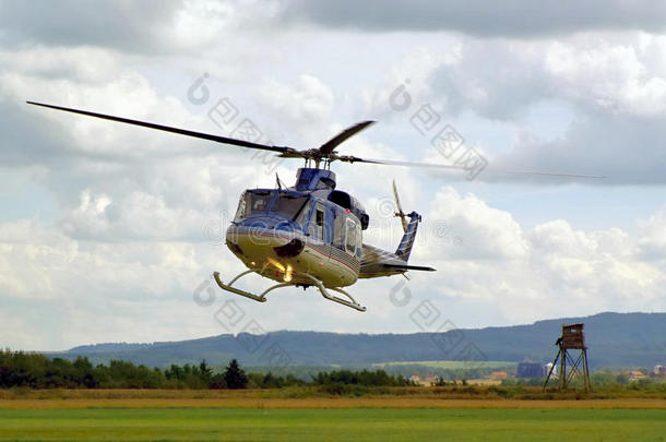 捷克共和国切布航展上的<strong>警用</strong>直升机