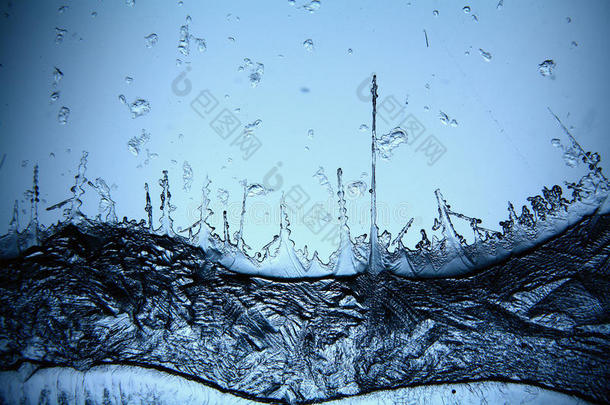 冰雪冬季纹理背景