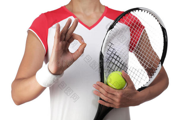 女网球手拍招牌一切<strong>顺利</strong>