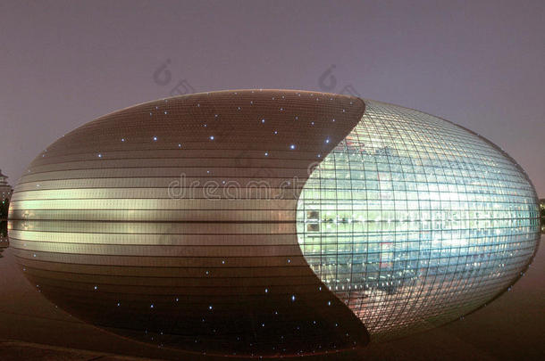 中国国家大剧院夜景