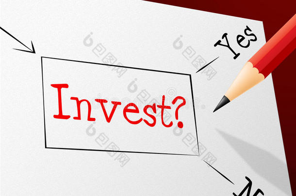 投资选择显示投资回报率和替代方案