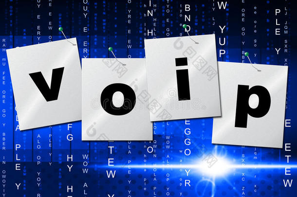 voip通信代表因特网电话和通信