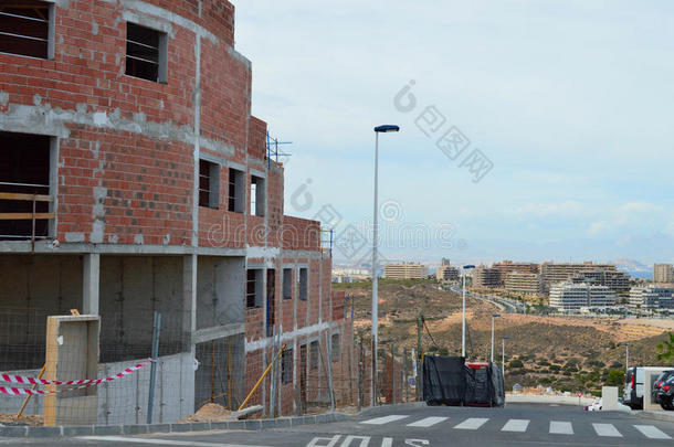 西班牙建筑-建筑工地房屋开发