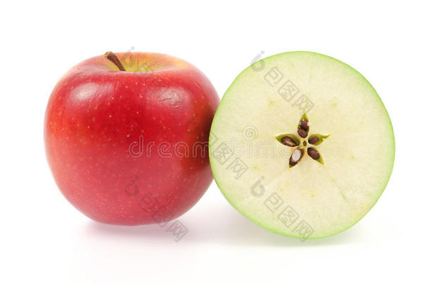青苹果和<strong>红苹果</strong>