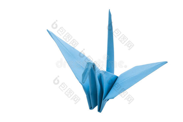 蓝鸟折纸