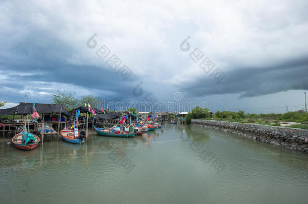 泰国当地渔村