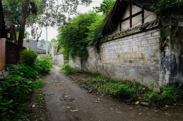 <strong>中国古代</strong>民居建筑之间的阴暗小巷