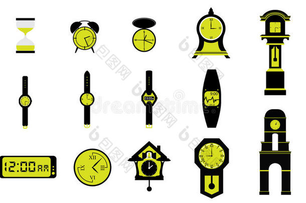 钟表类型和时间