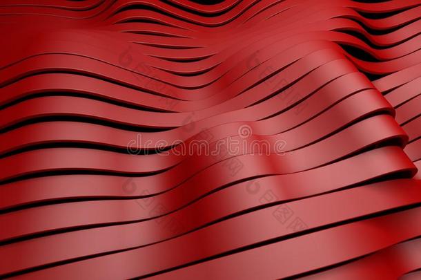 红色塑料条纹背景
