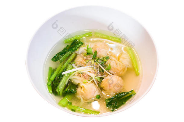 虾仁馄饨汤