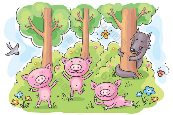 三只小猪童话
