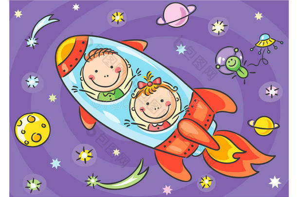探索太空的孩子们