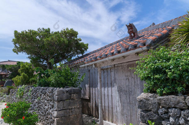 日本冲绳竹筒岛冲绳式住宅