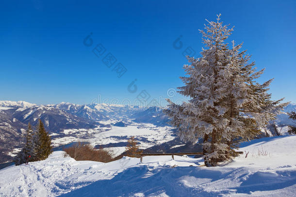 奥地利圣吉尔根山地滑雪场