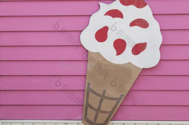 冰淇淋筒标志
