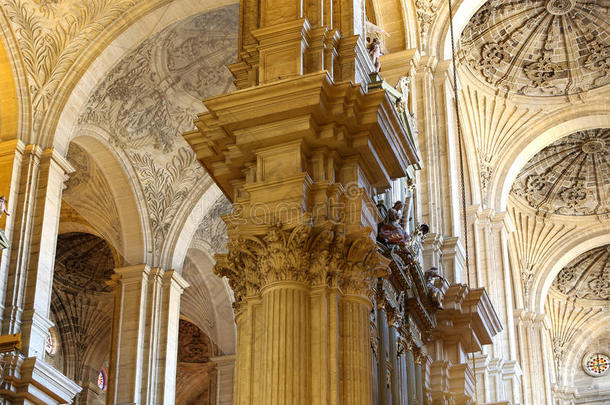 马拉加内部大教堂是西班牙南部安达卢西亚马拉加市文艺复兴时期的教堂