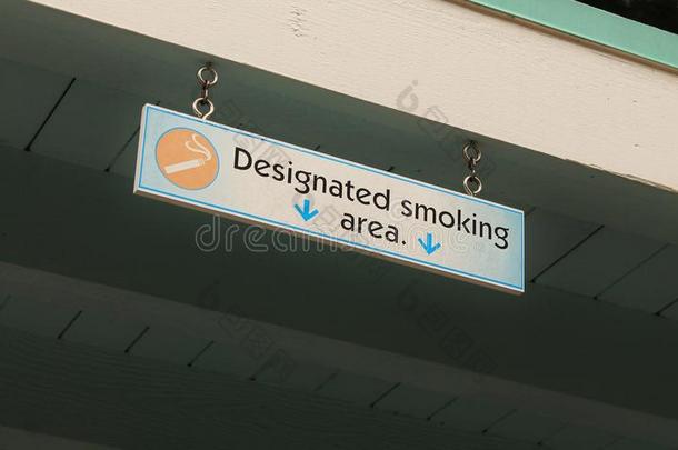 吸烟区标志