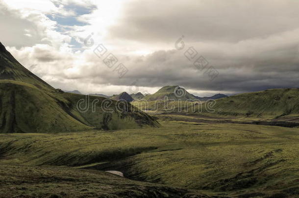 冰岛-劳加维格尔<strong>赛道</strong>沿线景观